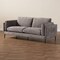 Baxton Studio Holton Modern Grey Fabric Sofa 243-13629-ZORO - alternate 6